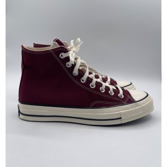 Converse Shoes - Converse Chuck 70 HI Vintage Canvas Deep Bordeaux Sneakers 171567C M/8 - W/10